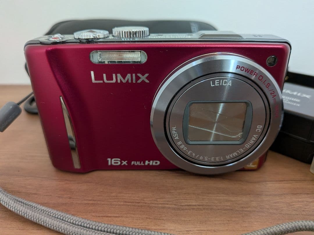 Panasonic DMC-TZ20 赤 コンパクトデジタルカメラ
