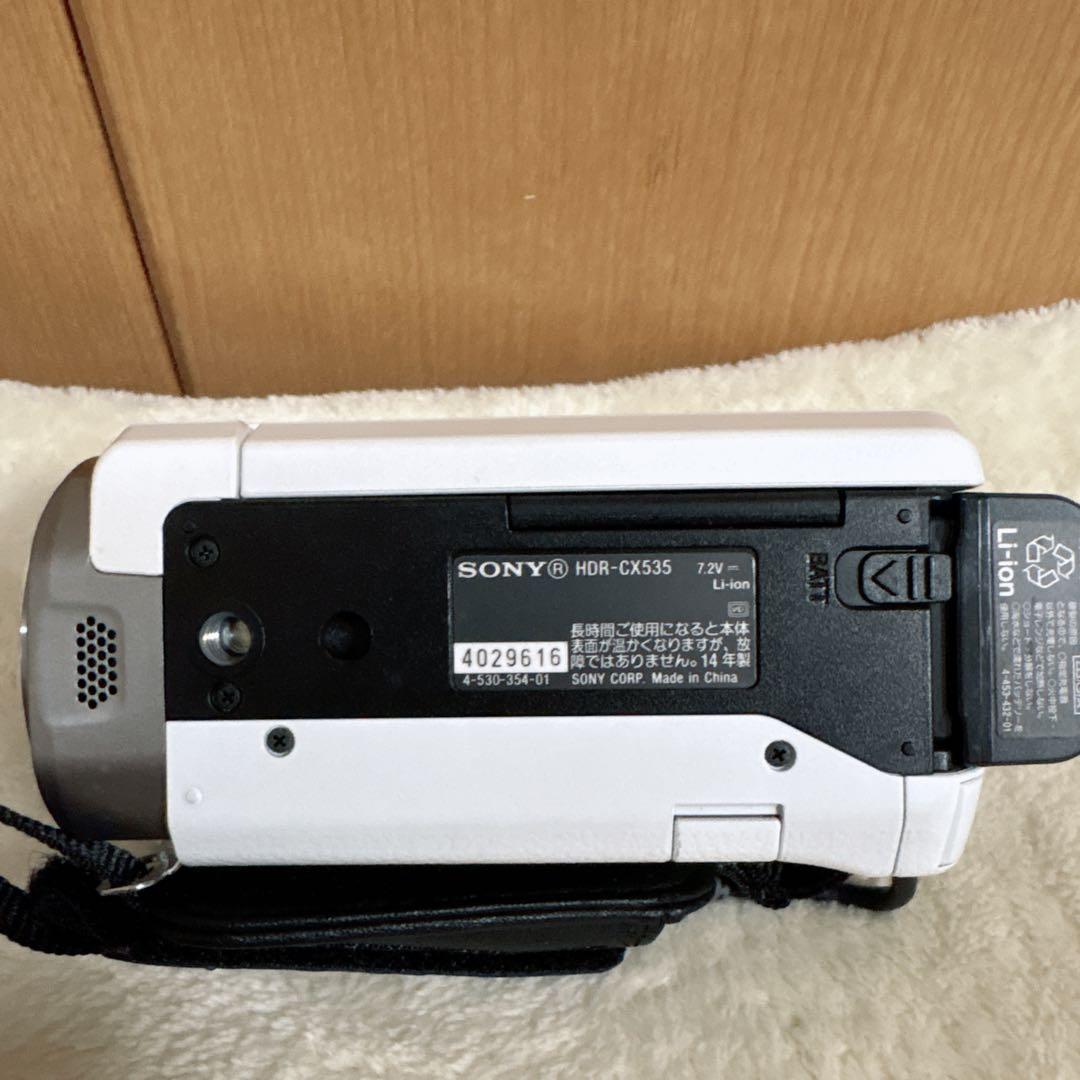 ソニー SONY HDR-CX535 ビデオカメラ ホワイト