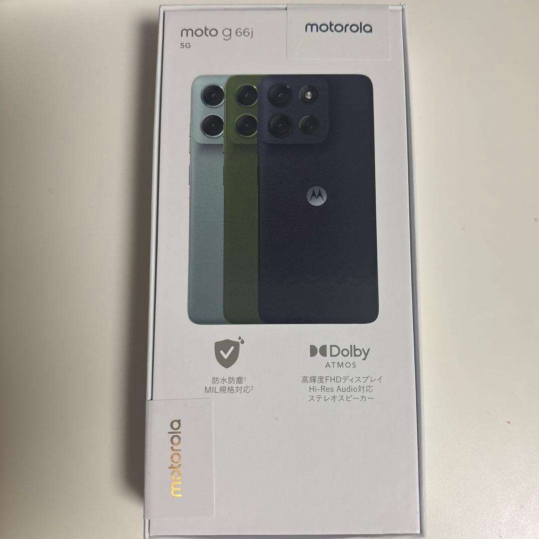 【新品未開封】moto g66j 5G ブラックオイスター