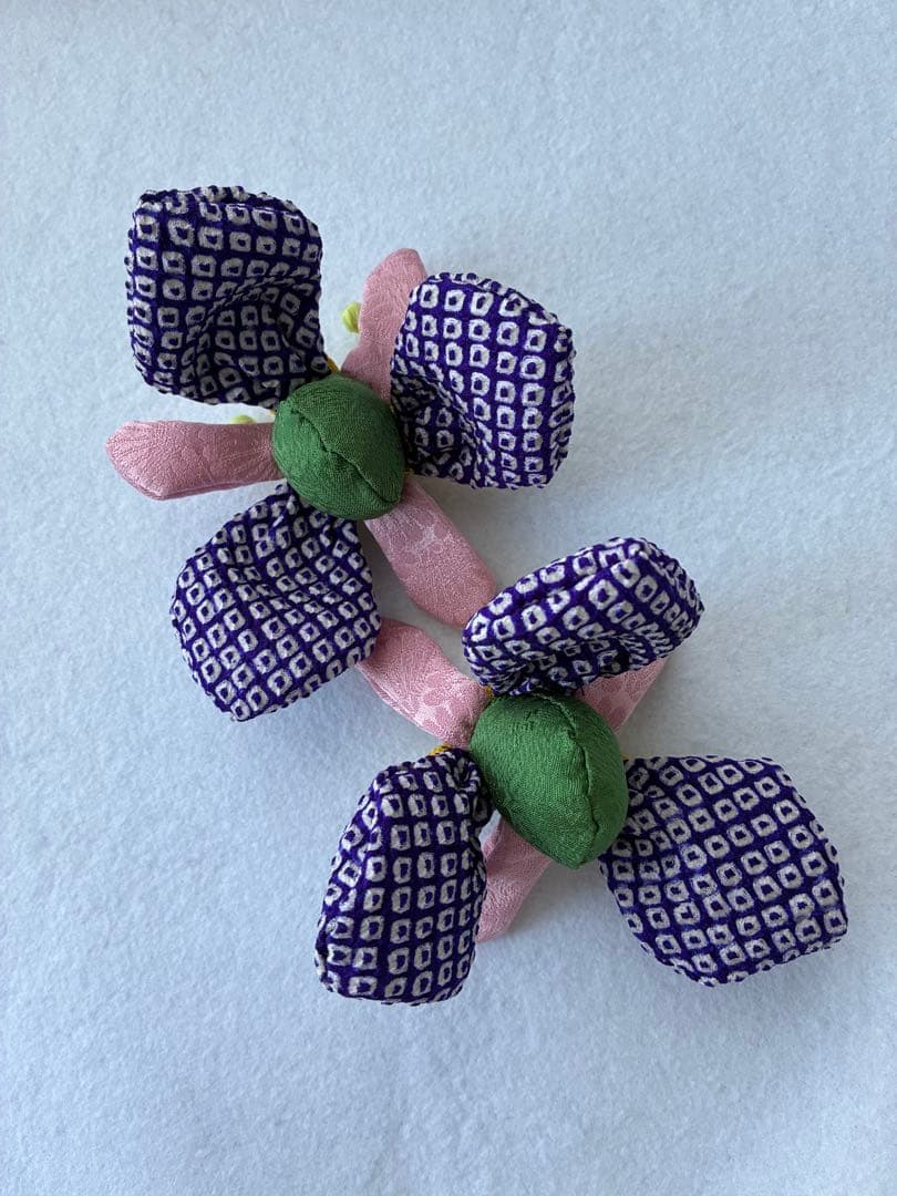 ちりめん細工「菖蒲」2個セット