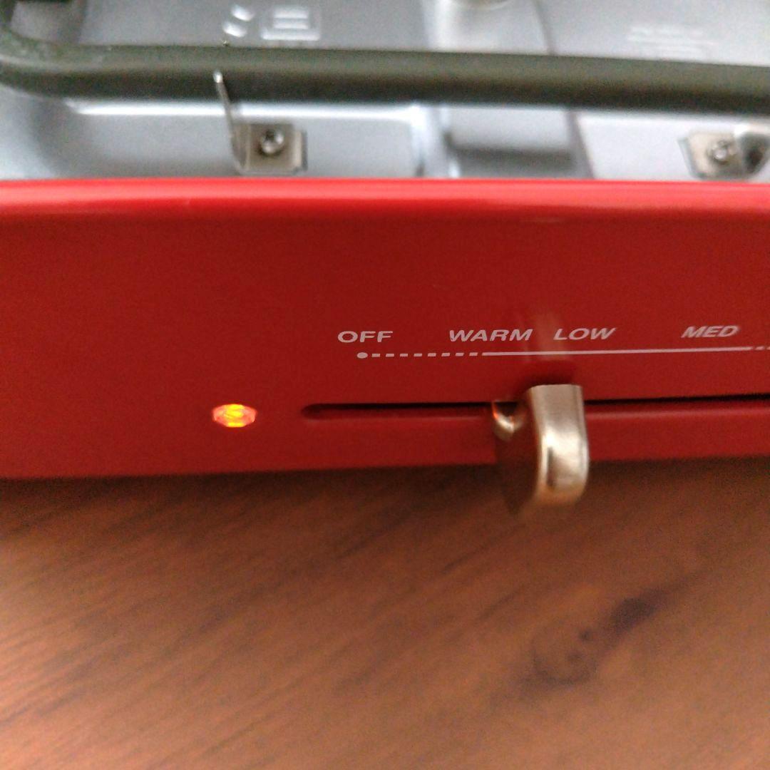【未使用品】 BRUNO コンパクトホットプレート レッド