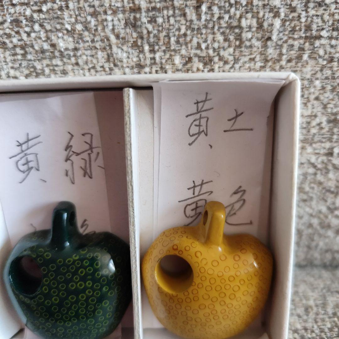 七々子塗　アクセサリー　りんご型 津軽塗の中の七々子塗です。