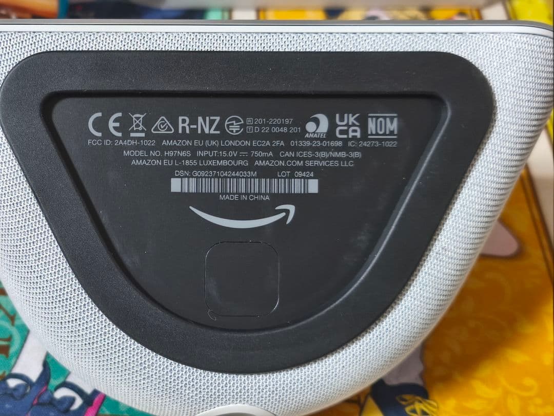 Amazon echo show5 第3世代 グレーシャーホワイト