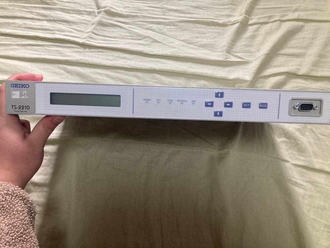 現状品 SEIKO TS-2210 タイムサーバ