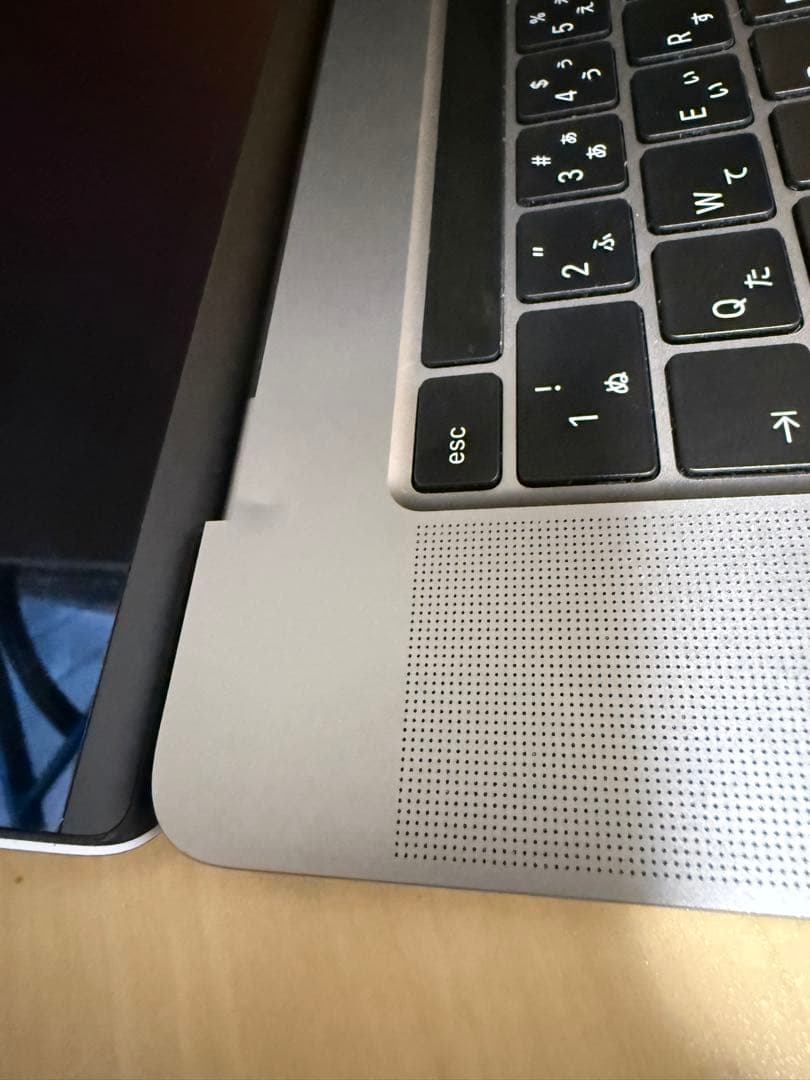 スペースグレー MacBookpro 2019