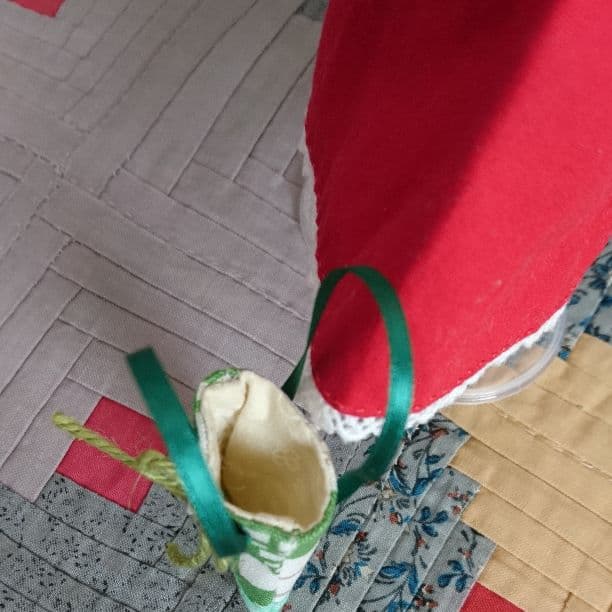 ミニチュア・切り替えトートバッグ♪