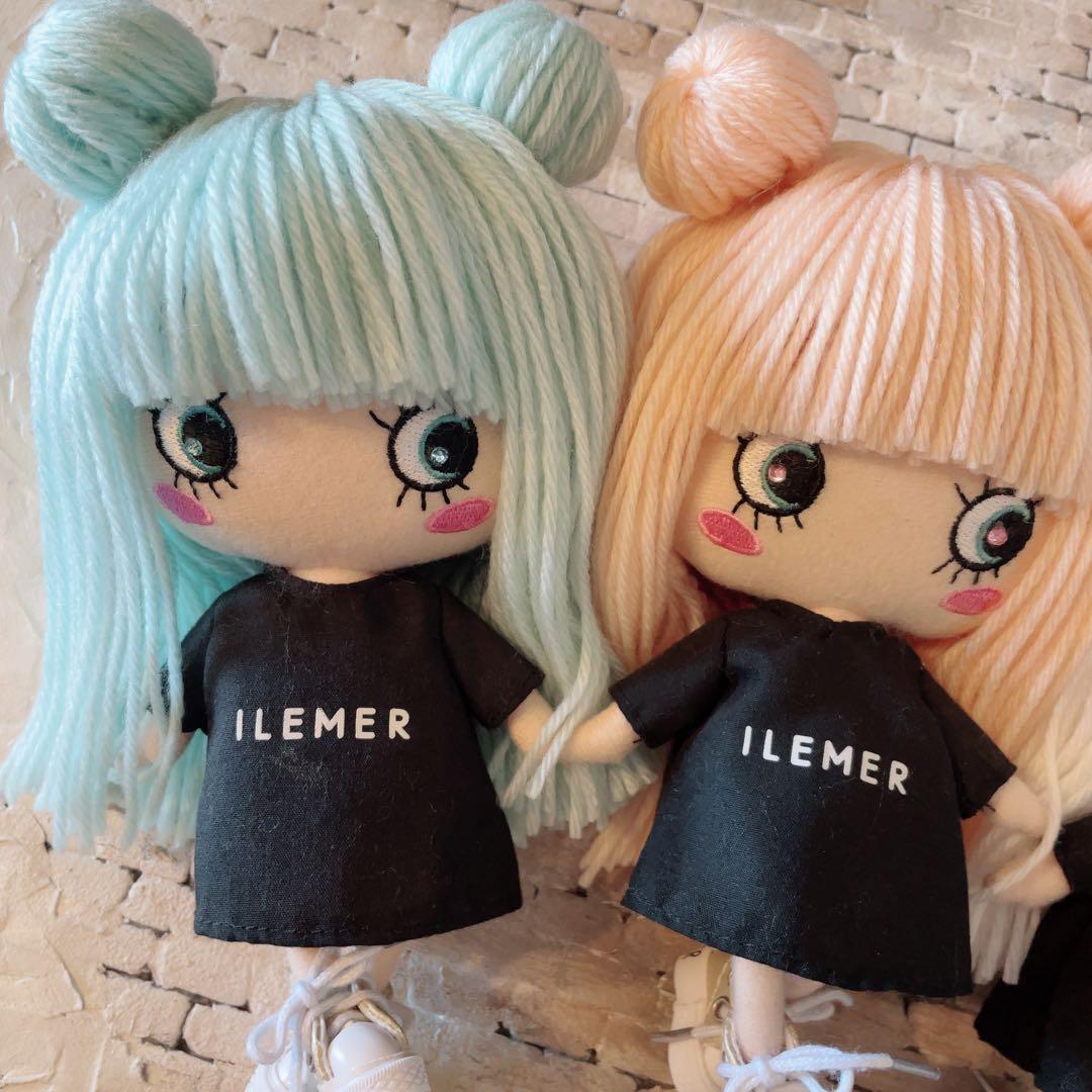 ✧イーマリーちゃんサイズ✧ハッピードール✧フルウィッグ✧３つセット✧おだんごつき