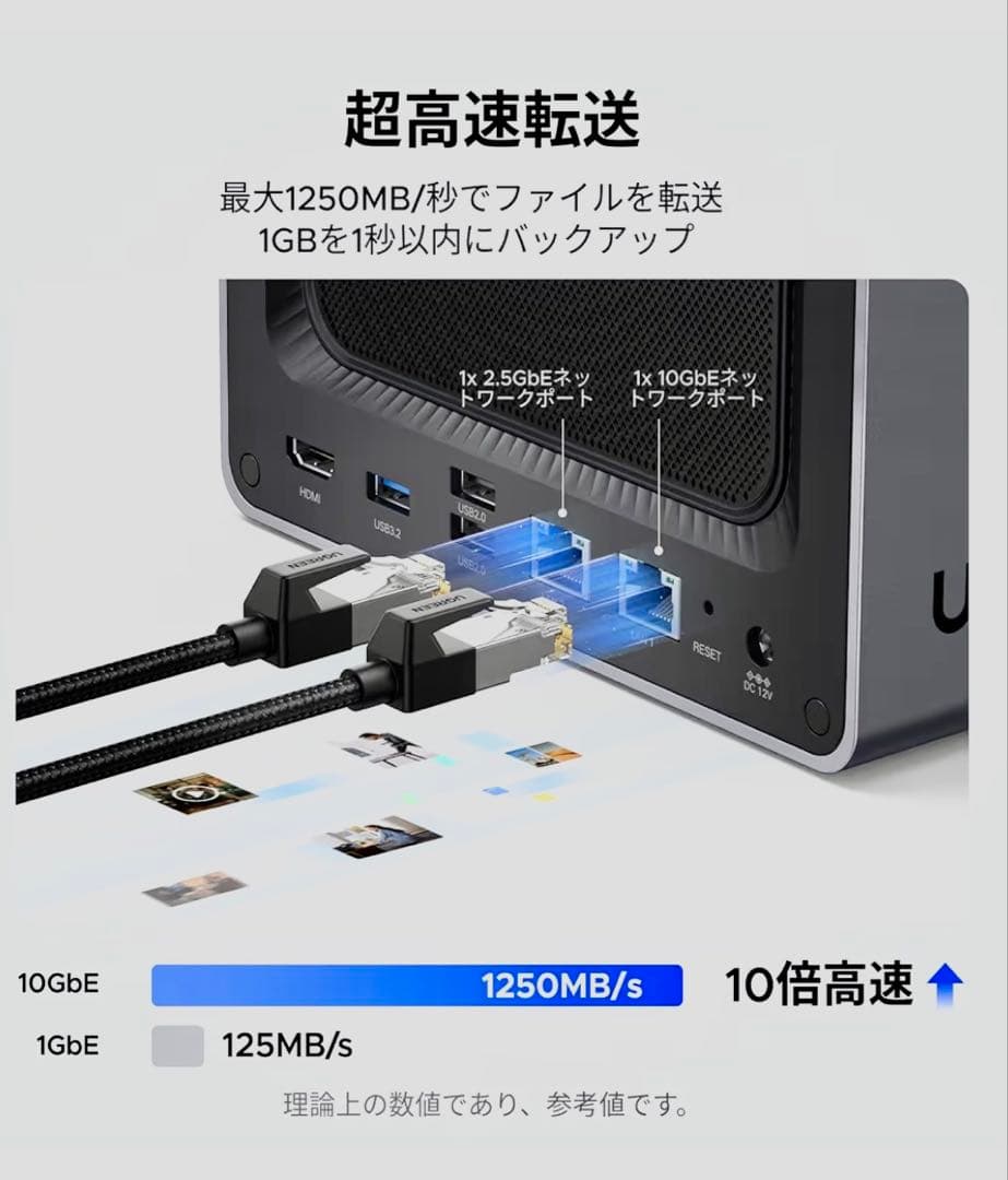 外付けハードディスク・ドライブ suupaagorira  NASync DXP4800 Plus