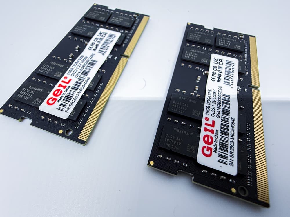 未使用 GeIL DDR4-3200 32GB (16GB×2) ノート用メモリ