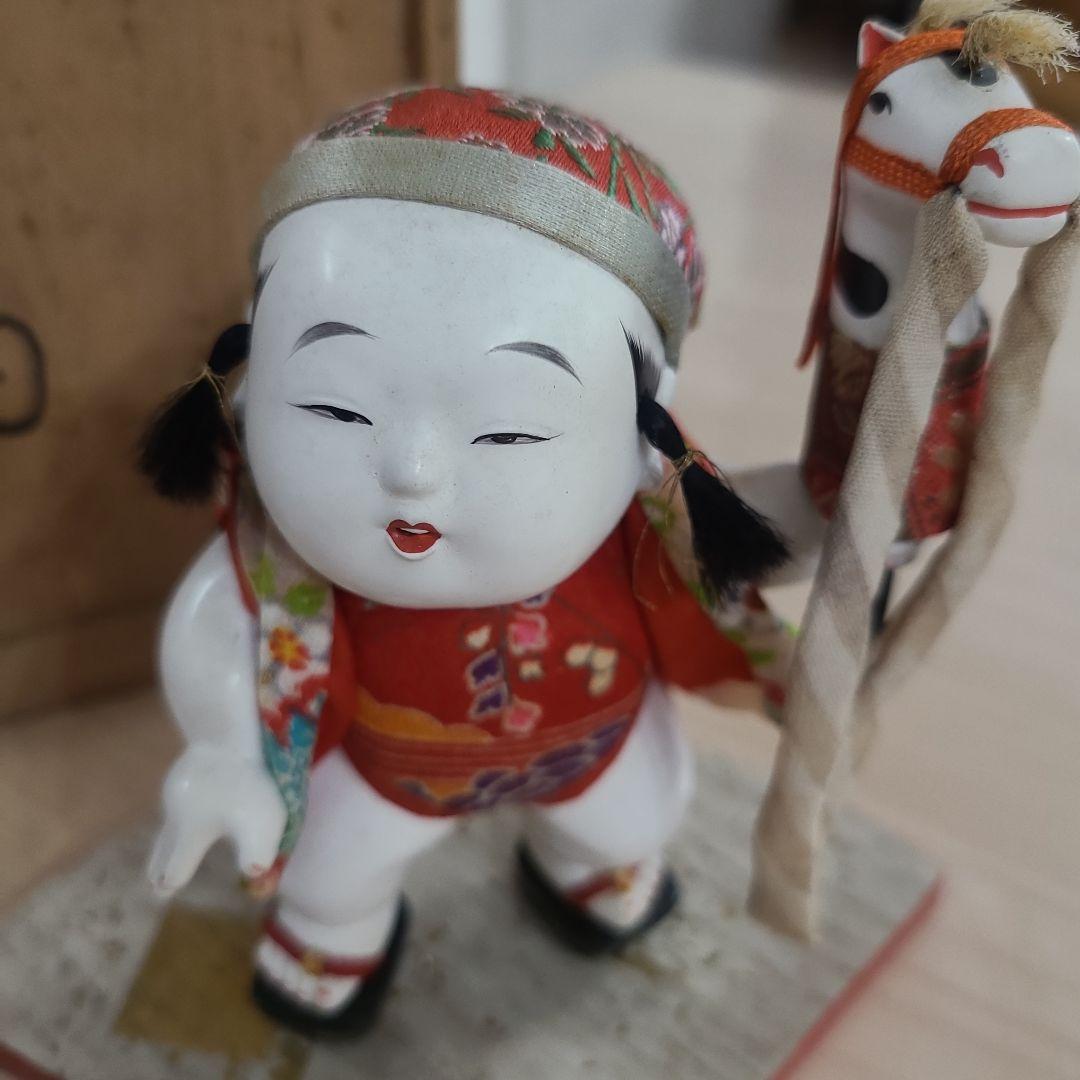 御所人形 　岡本玉水　伝統工芸品　春駒
