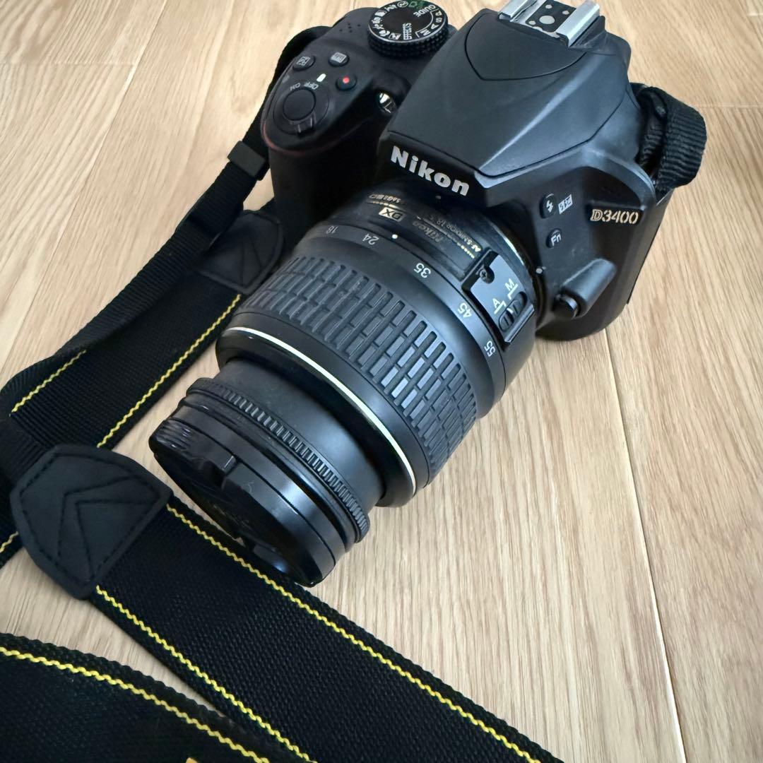 Nikon D3400 デジタル一眼レフ レンズ2本