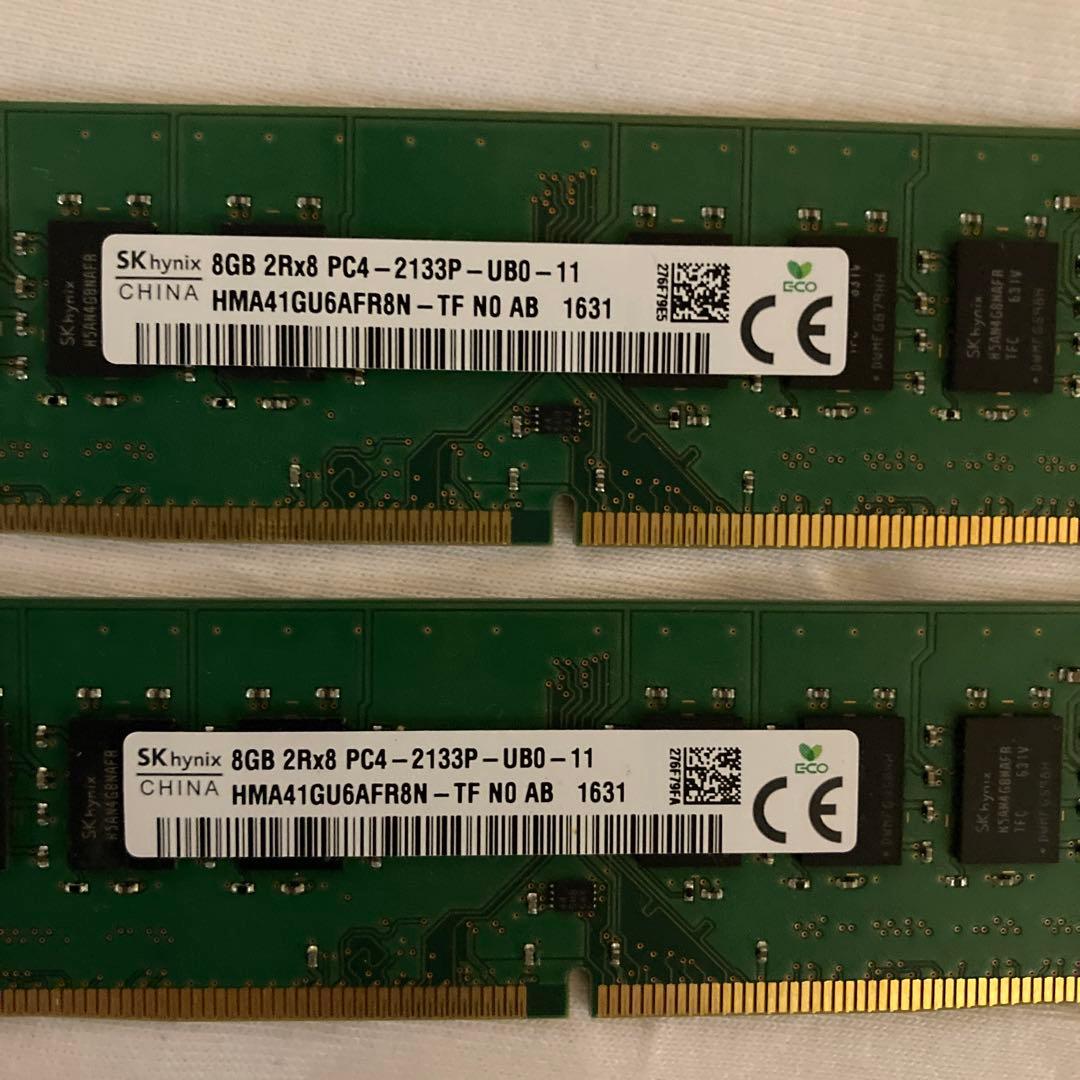 デスクトップ PC メモリ8GBx2(16GB) DDR4 2133