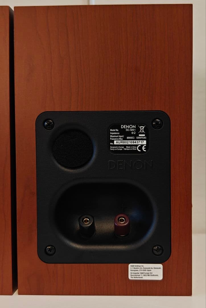 DENON SC-M41 スピーカーペア 動作確認済み 木目調
