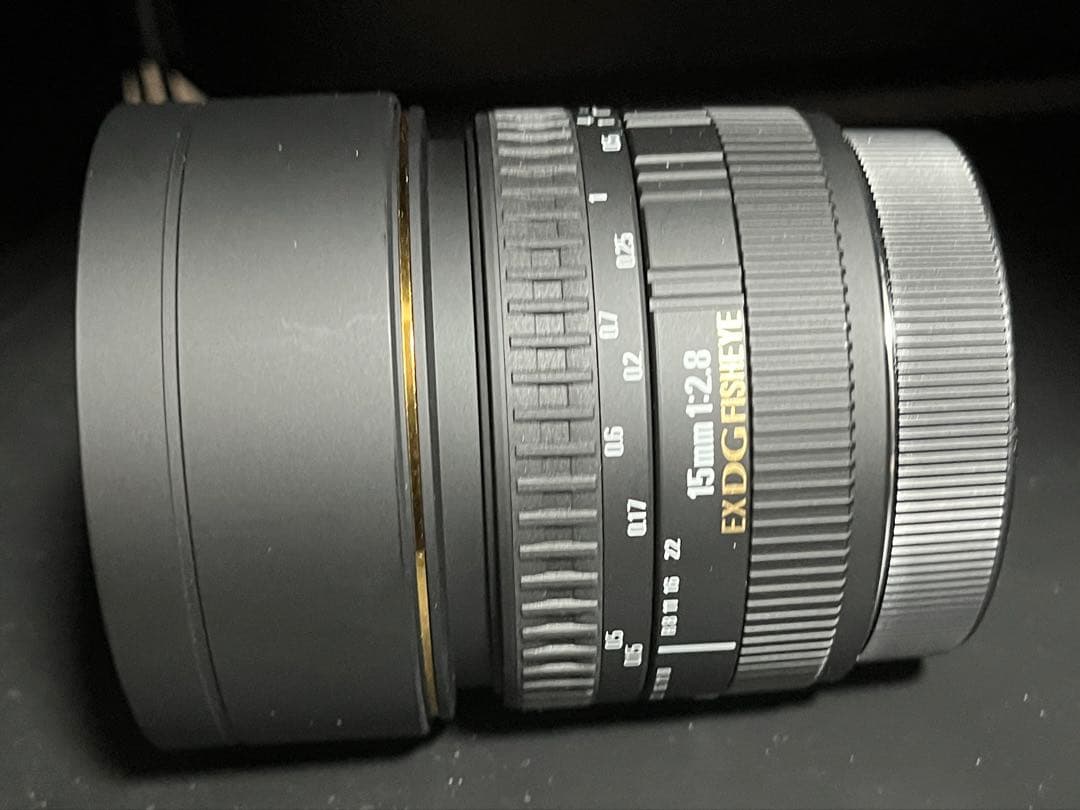【美品】SIGMA15mmF2.8EX DG FISHEYEキャノン用
