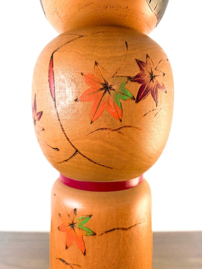 岸 貞男 Sadao 創作 こけし creative kokeshi doll