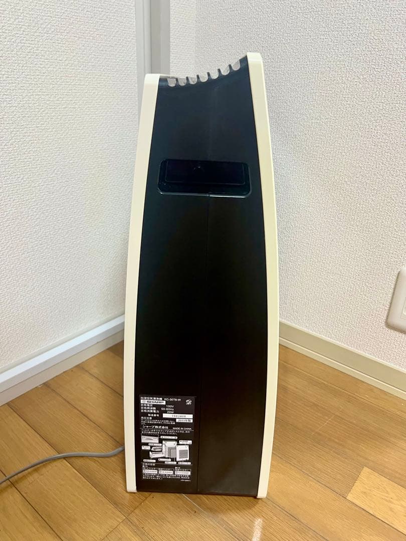 【良品】SHARP シャープ 加湿空気清浄機 KC-30T6-W 2019年製