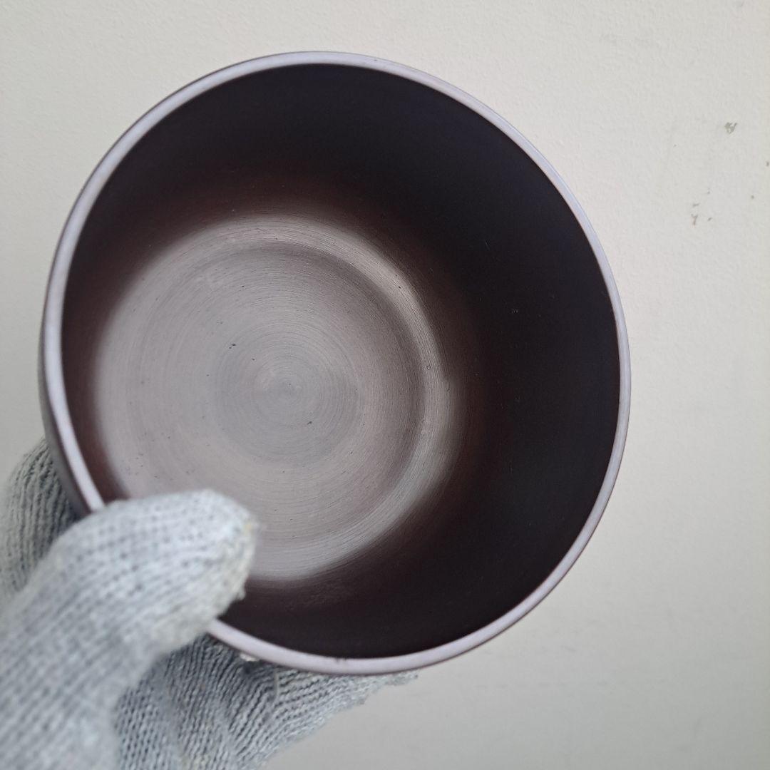 【富山県高岡　建水/茶こぼし　四海波\"細工】銅製品　能作一佳作　長期保管品