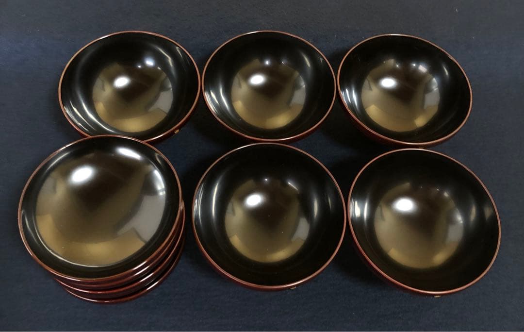 ❗️割引《R》輪島塗 芹蒔絵 吸物椀5客 木製漆器 懐石　260212け2