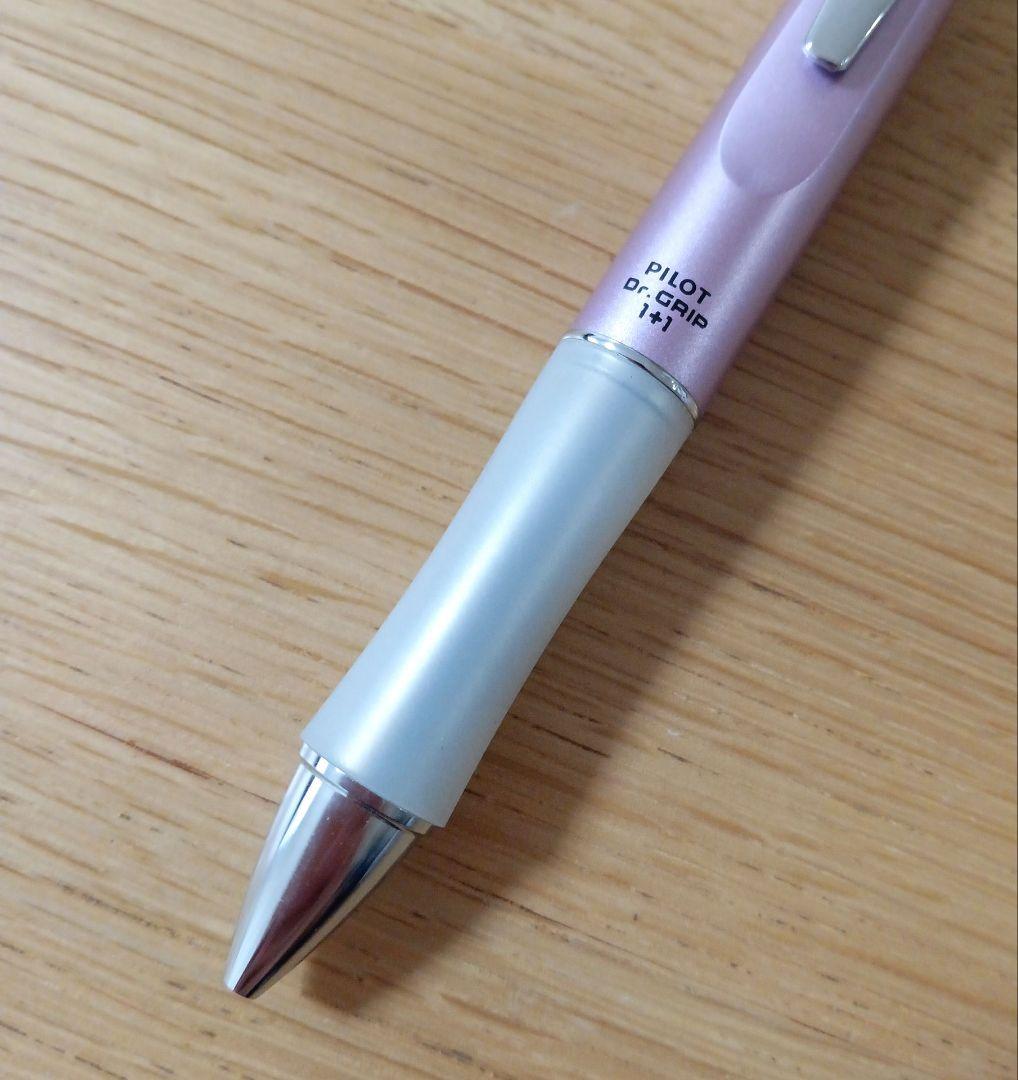 パイロット　ドクターグリップ1+1　多機能ペン　シャープ　ボール　0.5　ピンク