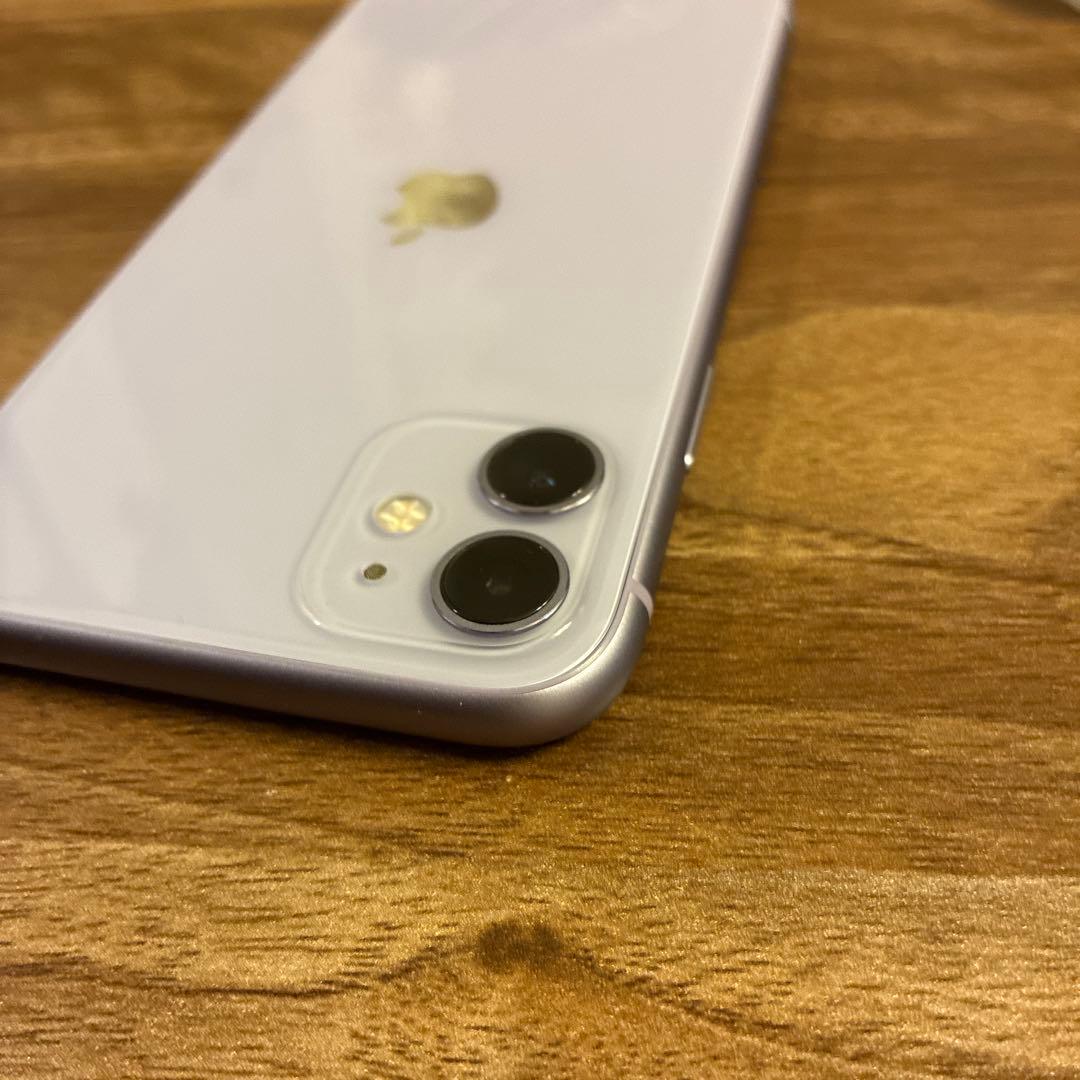 iPhone11 128GB SIMフリー(元ahamo)箱あり パープル