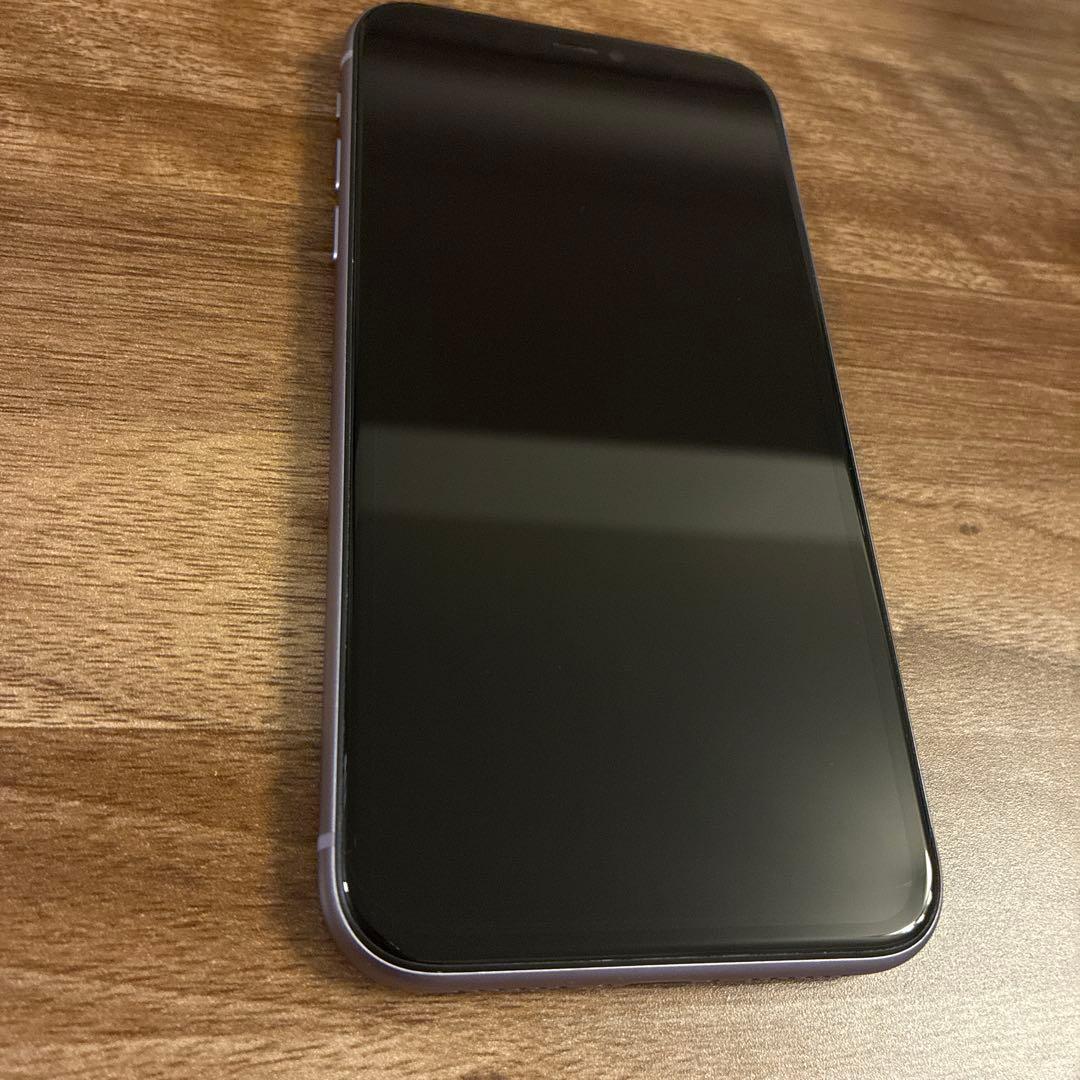 iPhone11 128GB SIMフリー(元ahamo)箱あり パープル