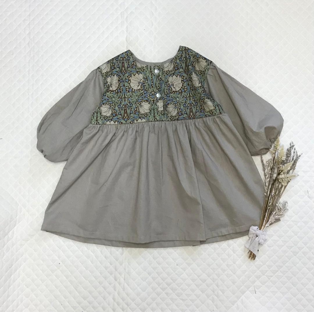 【ヨークワンピース80〜150size】ウィリアムモリス