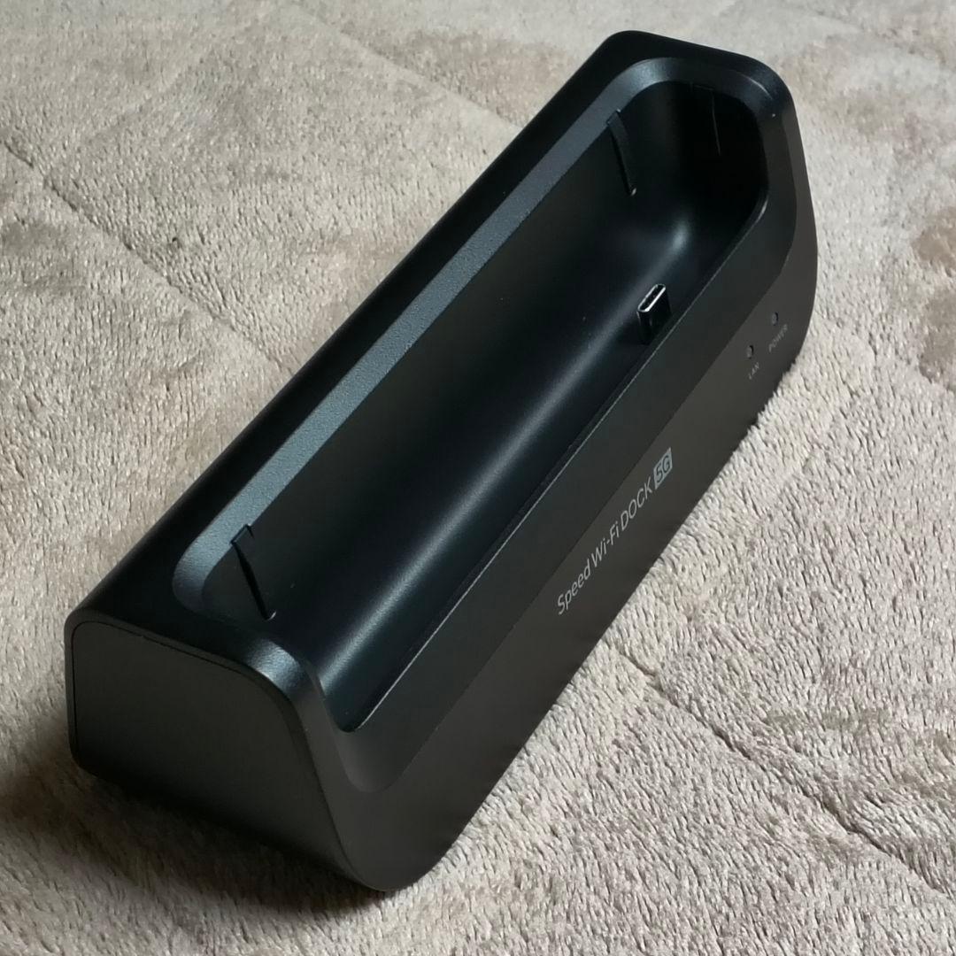 Speed Wi-Fi DOCK 5G 01 モバイルルーター ブラック