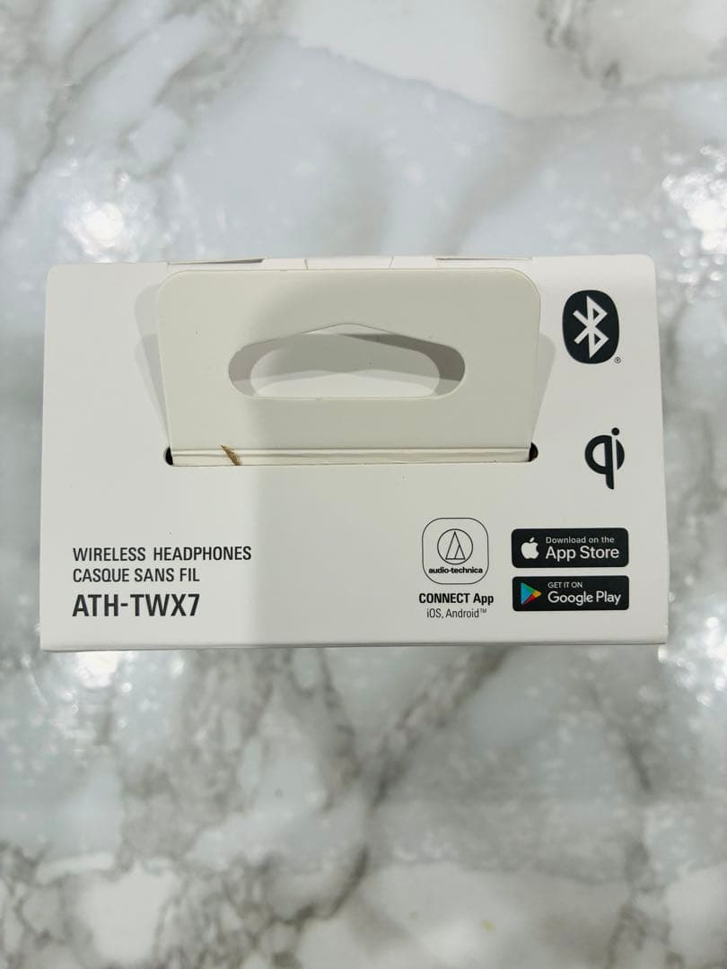 新品audio-technica高音質ワイヤレスイヤホンATH-TWX7 グレー