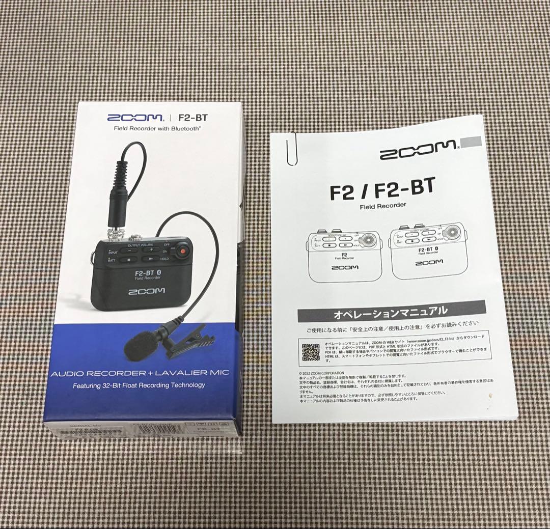 ZOOM（ズーム） F2-BT/Bフィールドレコーダー（ブラック）