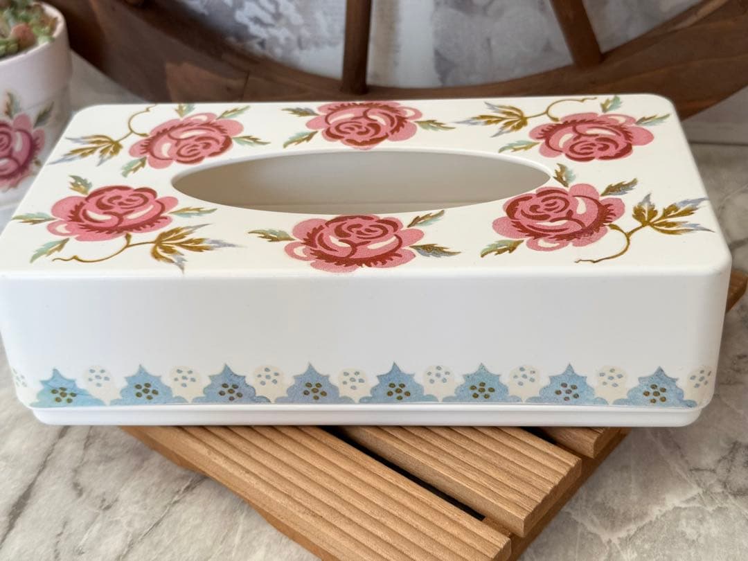 ウェットティッシュケース※ティッシュケース※デコパージュ薔薇