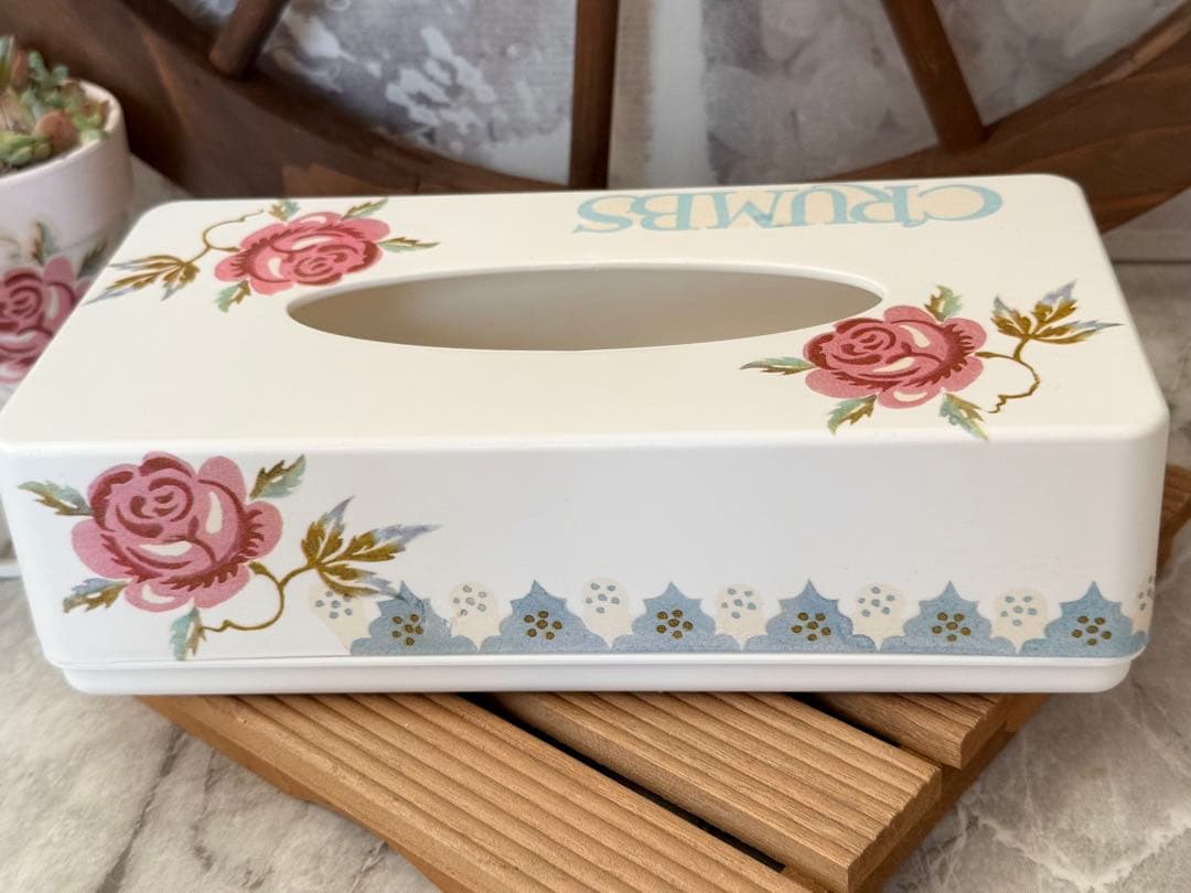 ウェットティッシュケース※ティッシュケース※デコパージュ薔薇