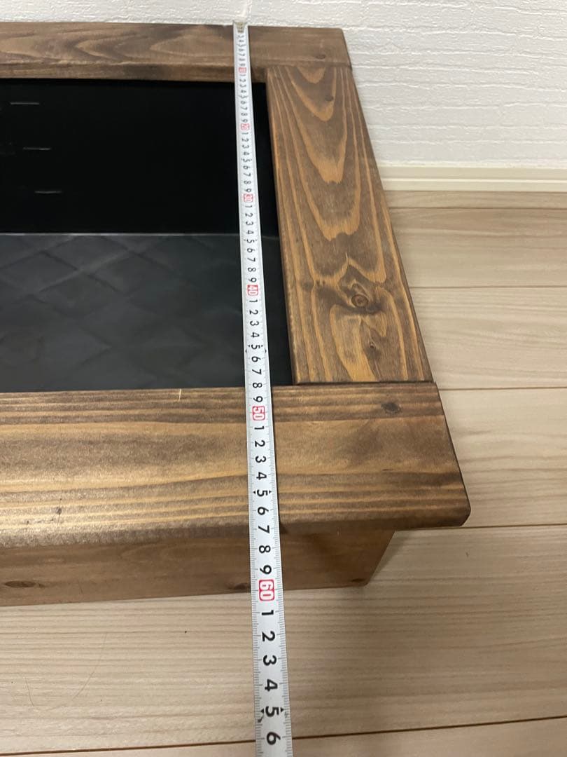 【ハンドメイド】ビオトープ　木枠　40ℓ　（スタンダード）　メダカ　水槽　金魚