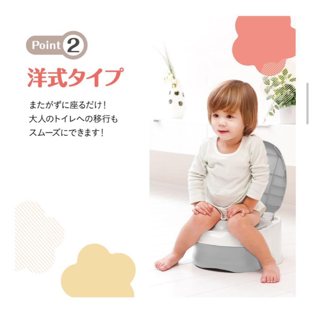 Combi ベビーレーベル　洋式おまるでステップ　子供用　ポータブルトイレ