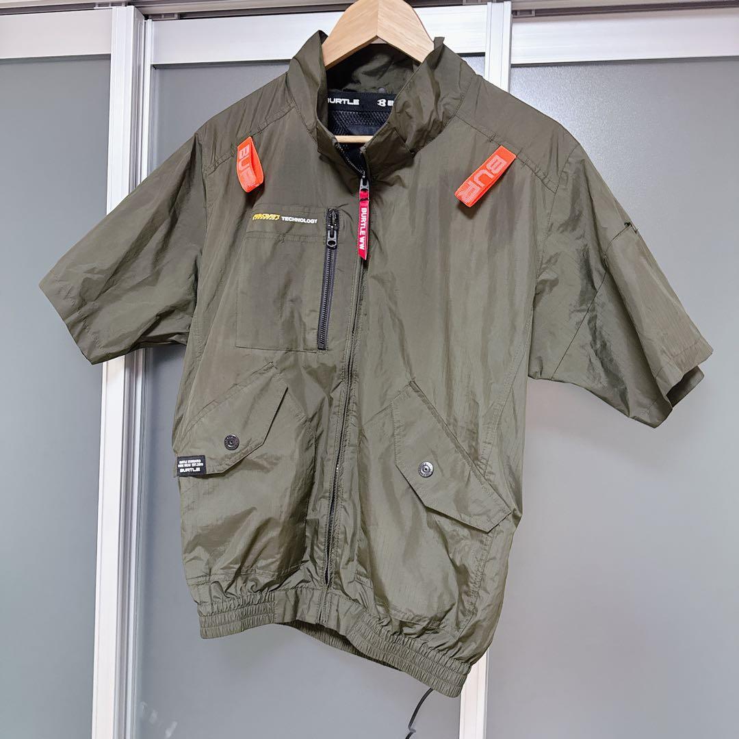 半袖空調服BURTLE バッテリー 充電器 ファン付き　24V バートル