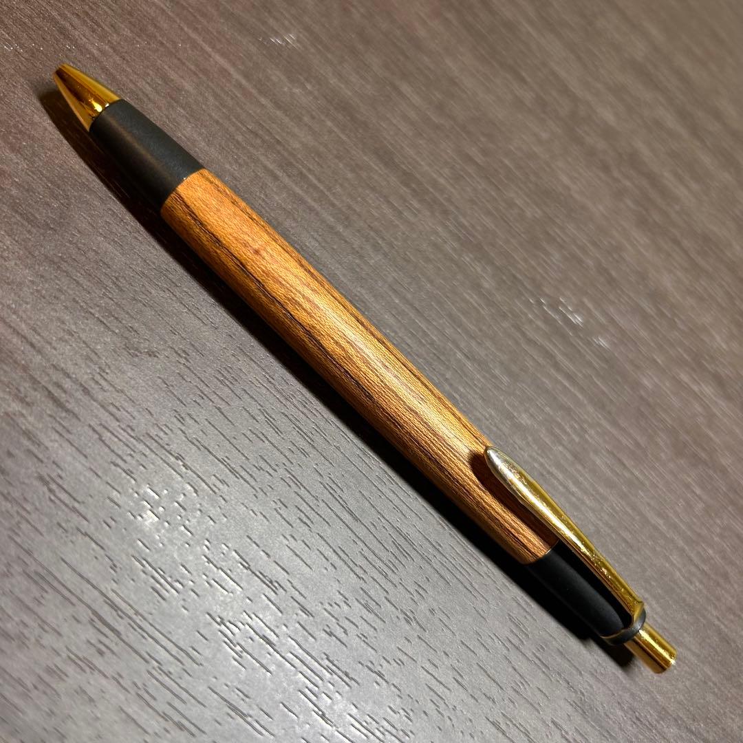 か*ぁ様 ボナンペン　欅　シャーペン　野原工芸似