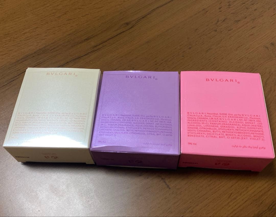 BVLGARIオムニア ジュエル チャーム コレクション 15ml x 3