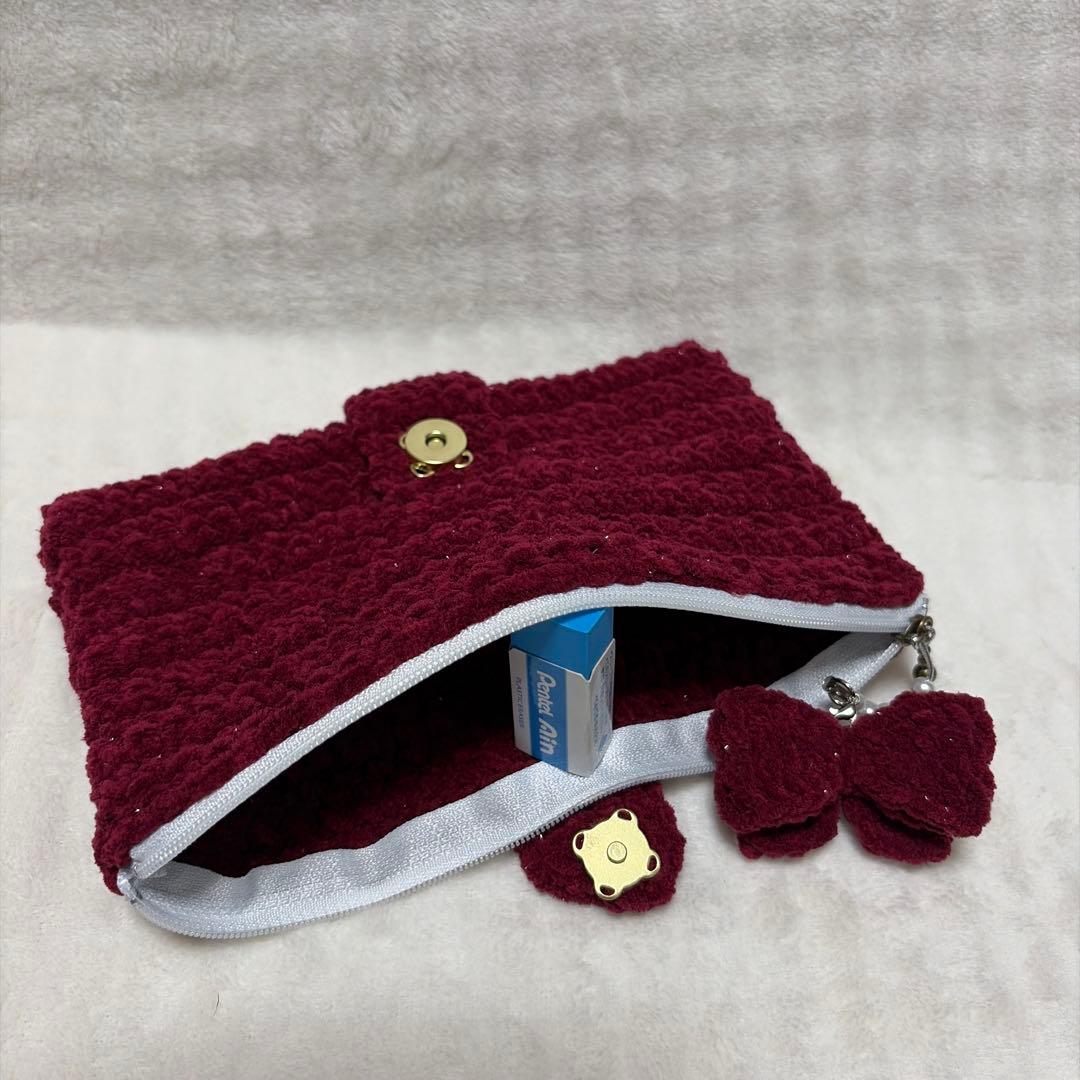 かい リボンペンケース リボンポーチ ハンドメイド プリンセスモール