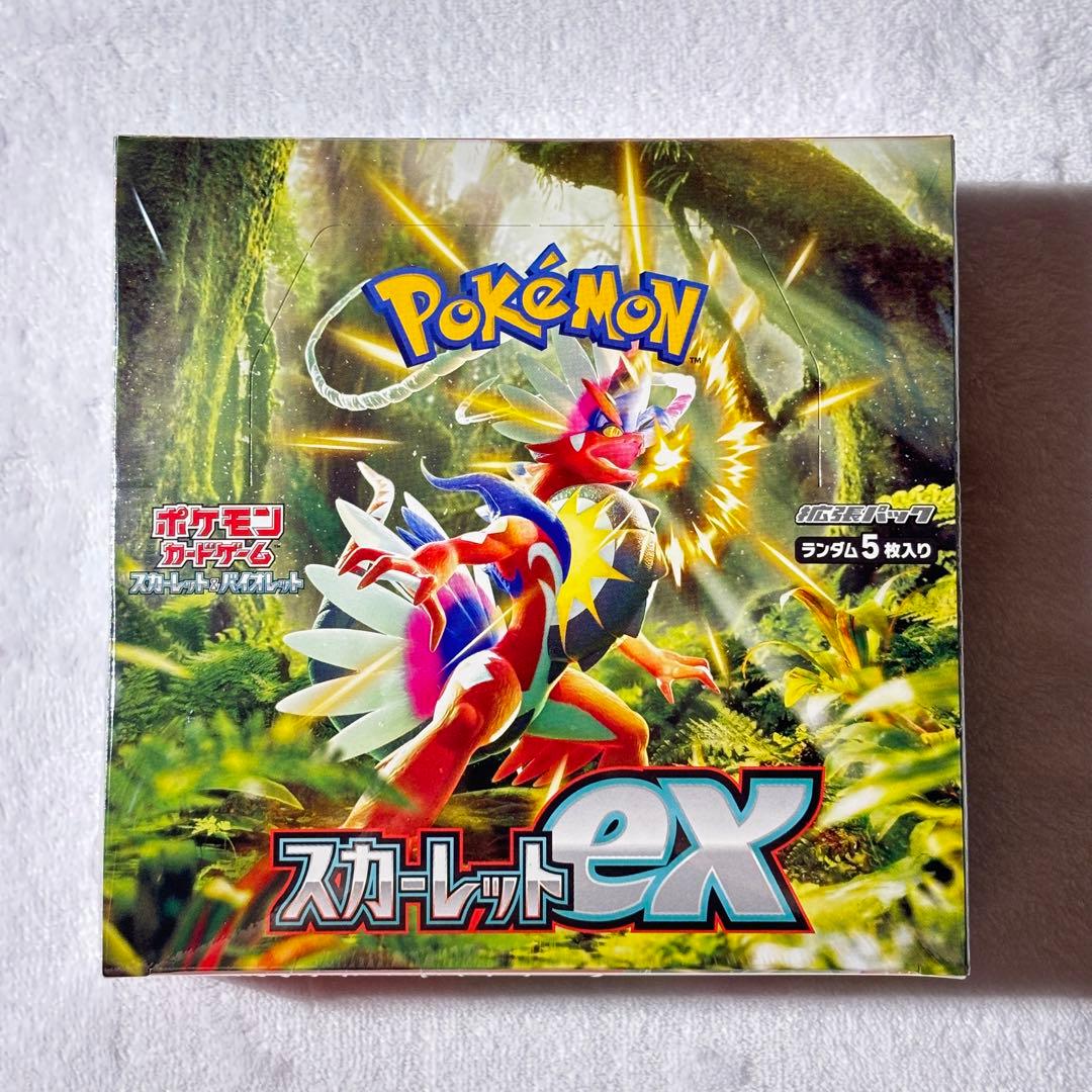 【本日最終日】ポケモンカード スカーレットex シュリンク付き BOX ボックス