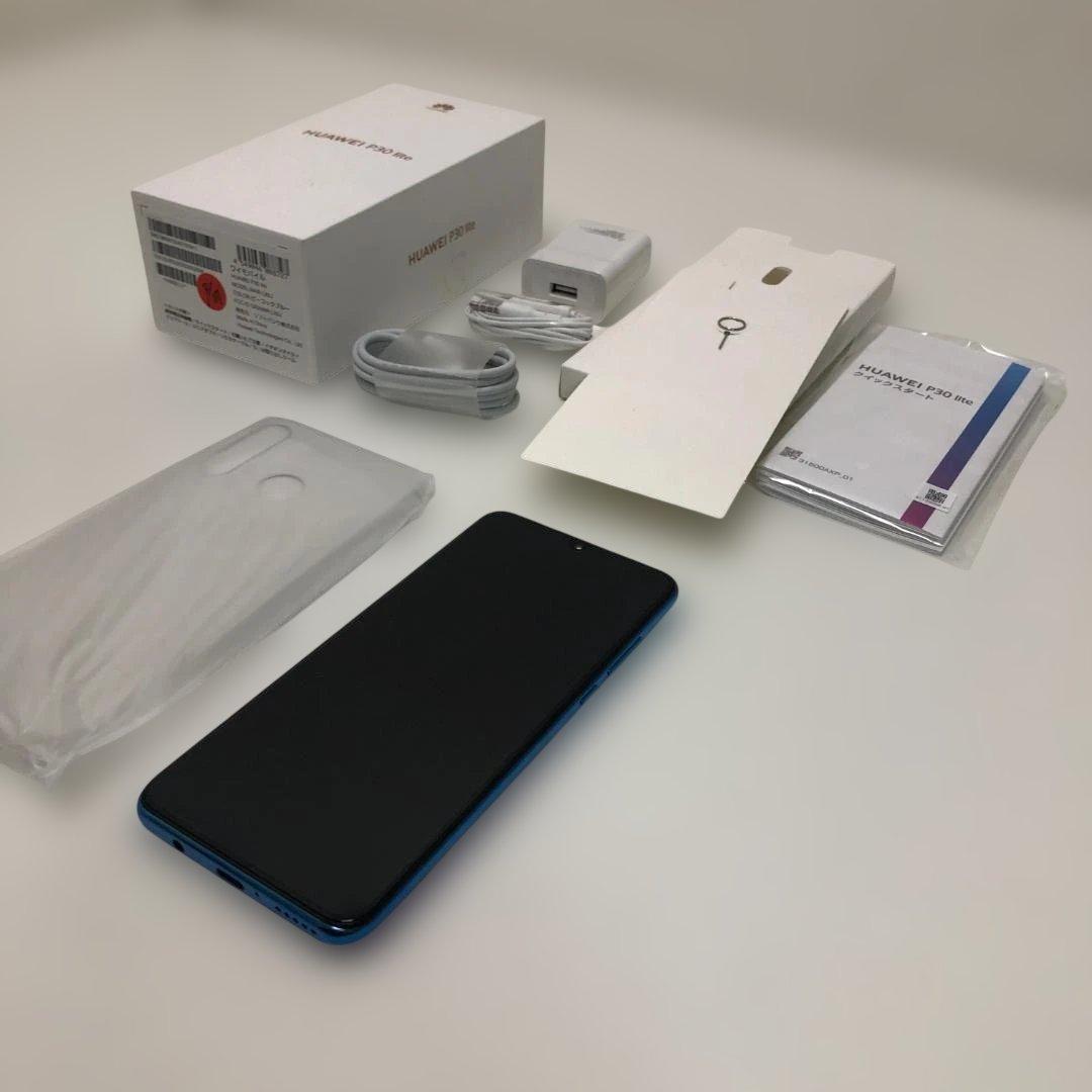 超美品 HUAWEI P30 lite SIMフリー スマホ 112981-1