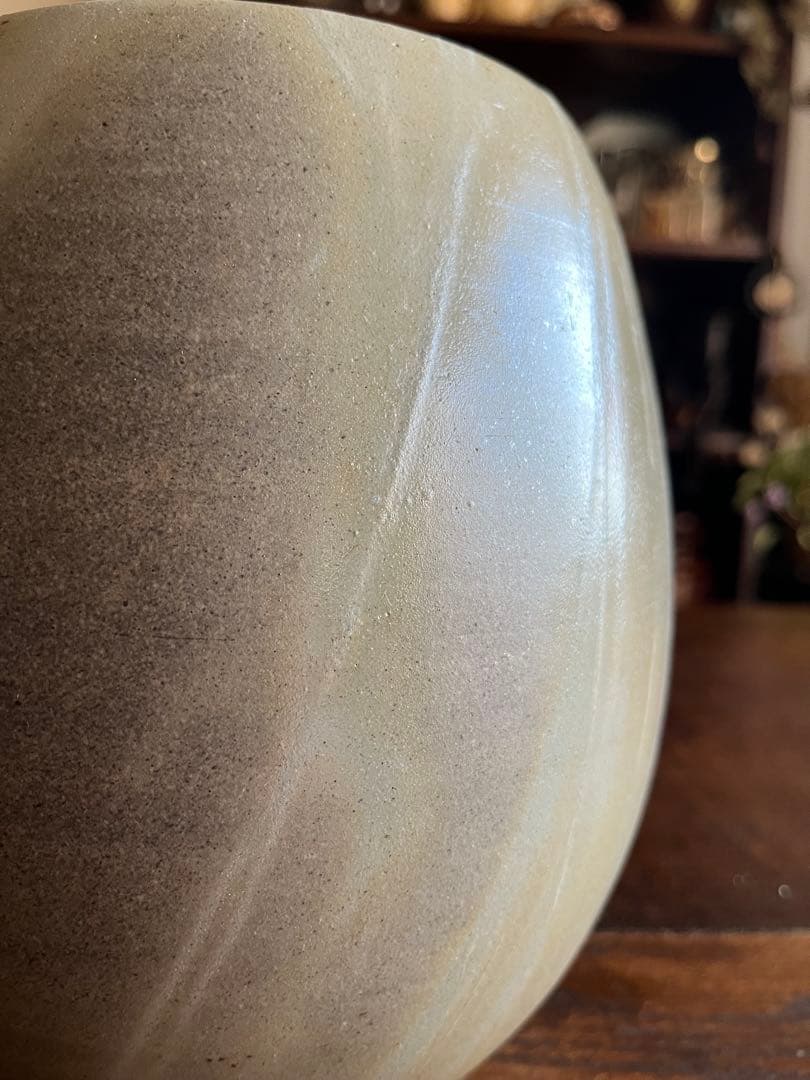 備前焼　山麓窯　水指　 蓋付き　茶道具