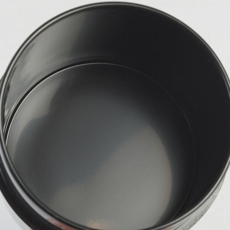 茶道具　高崎秋峰作　黒塗　中次棗　共箱　V　9926