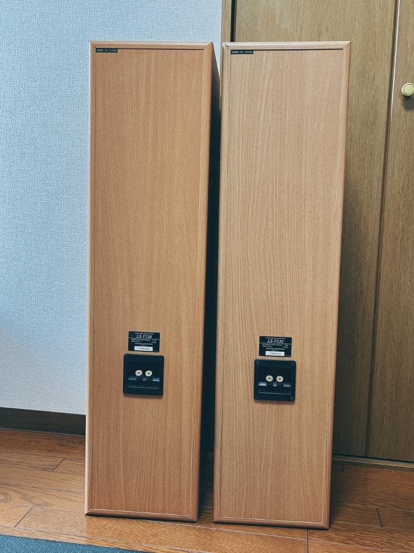 KENWOOD LS-V530 ケンウッドトールスピーカー 2本セット