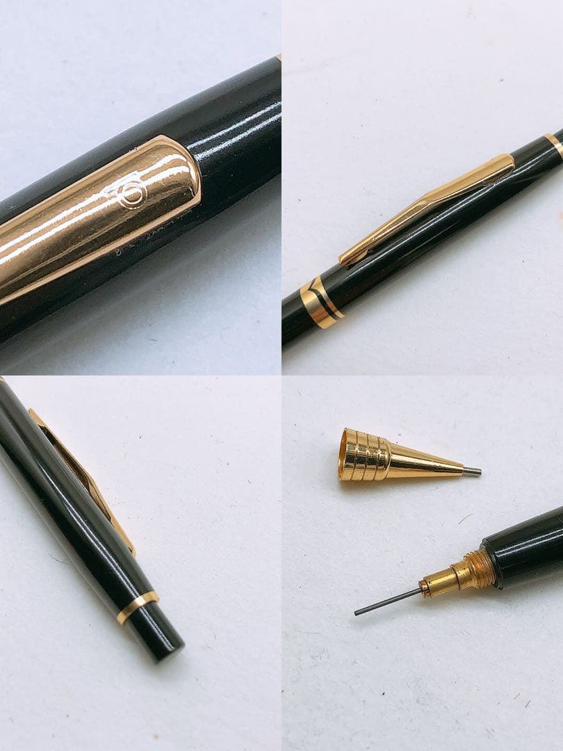 プラチナ万年筆 シャープペン 18K P 中字 PLATINUM ※記名あり