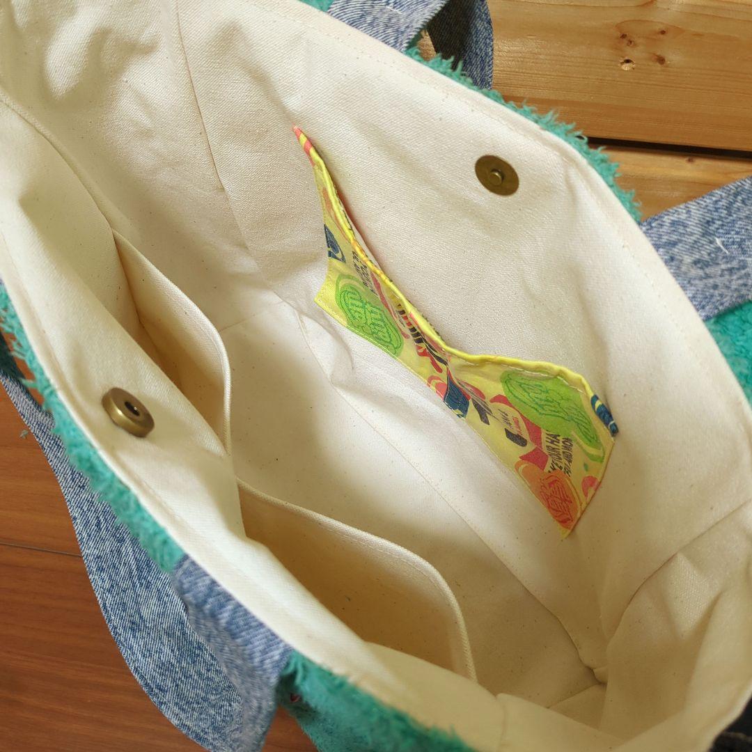 デニムリメイク　トートバッグ