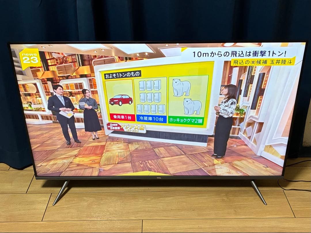 TCL テレビ 43インチ GoogleTV 4K 43C636 2022年製
