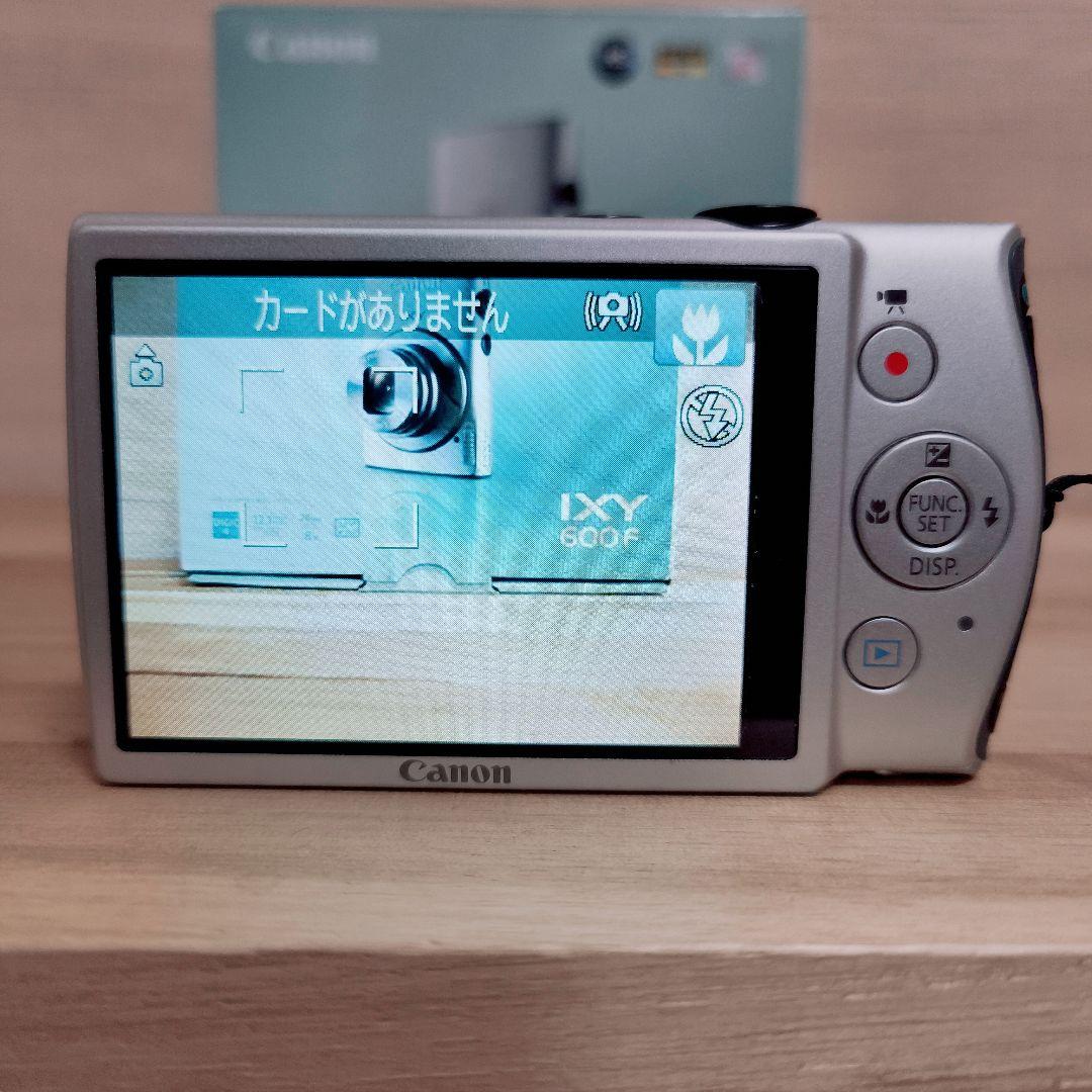 極美品 Canon IXY 600f シルバー コンパクトデジタルカメラ 箱付き