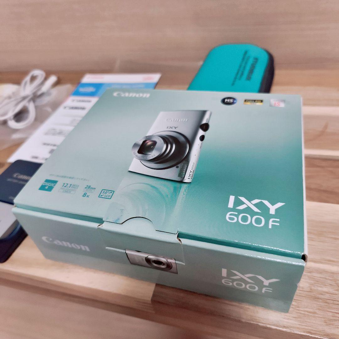 極美品 Canon IXY 600f シルバー コンパクトデジタルカメラ 箱付き