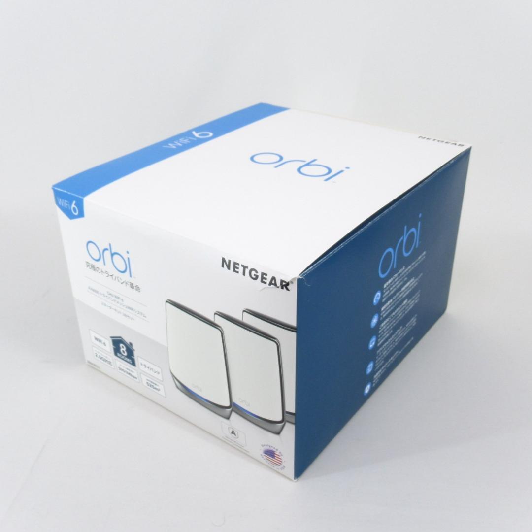 NETGEAR Orbi WiFi 6 メッシュ AX6000 3台セット
