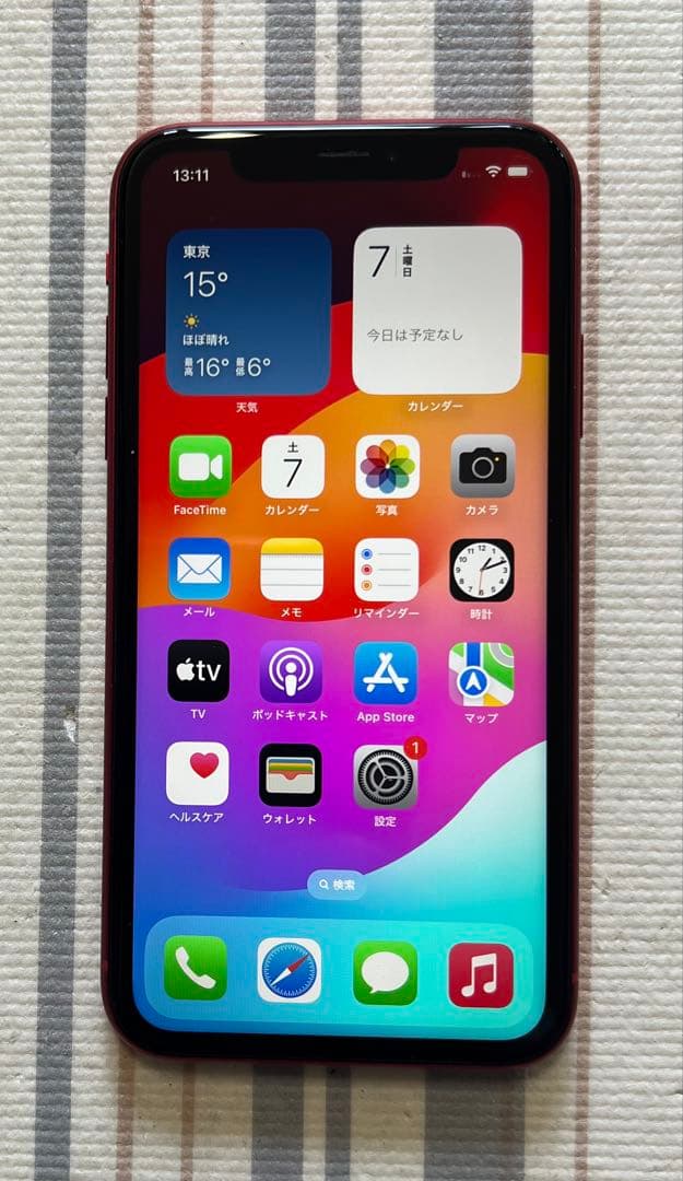 Apple iPhone XR 256GB RED SIMフリー