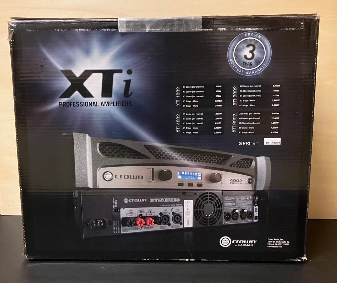 CROWN ( クラウン )XTi 2002　ステレオ・パワーアンプ